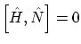 $\displaystyle \left[ \hat H , \hat N \right] = 0 $