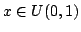 $ x \in U(0,1)$