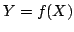 $ Y = f(X)$