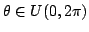 $ \theta \in U (0,2\pi)$